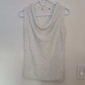 Elegant White Sleeveless Top